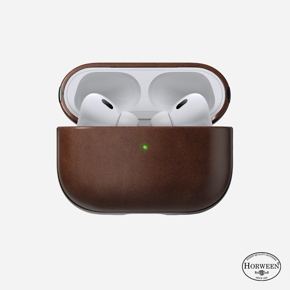 Modern Leather Case - AirPods Pro (2nd Gen) | Rustic Brown | NOMAD®