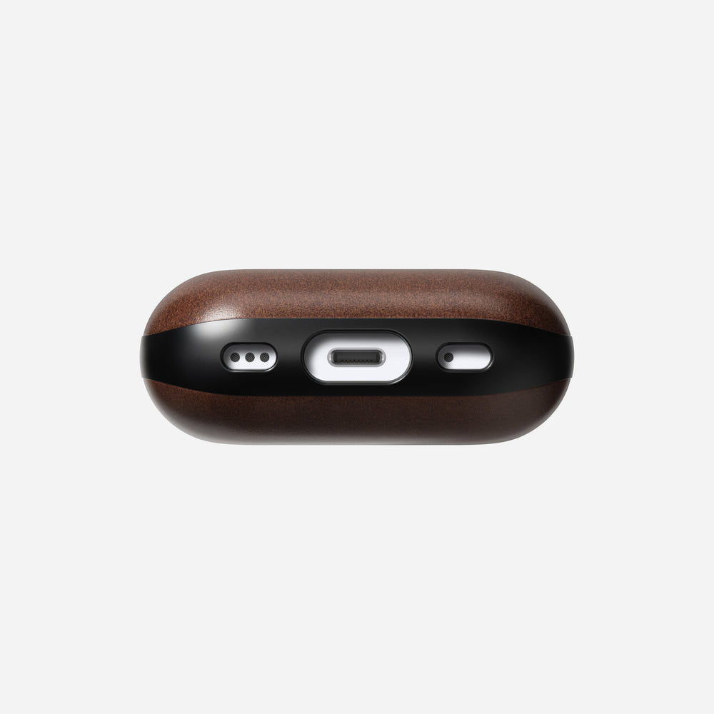 Modern Leather Case - AirPods Pro (2nd Gen) | Rustic Brown | NOMAD® - Image 6
