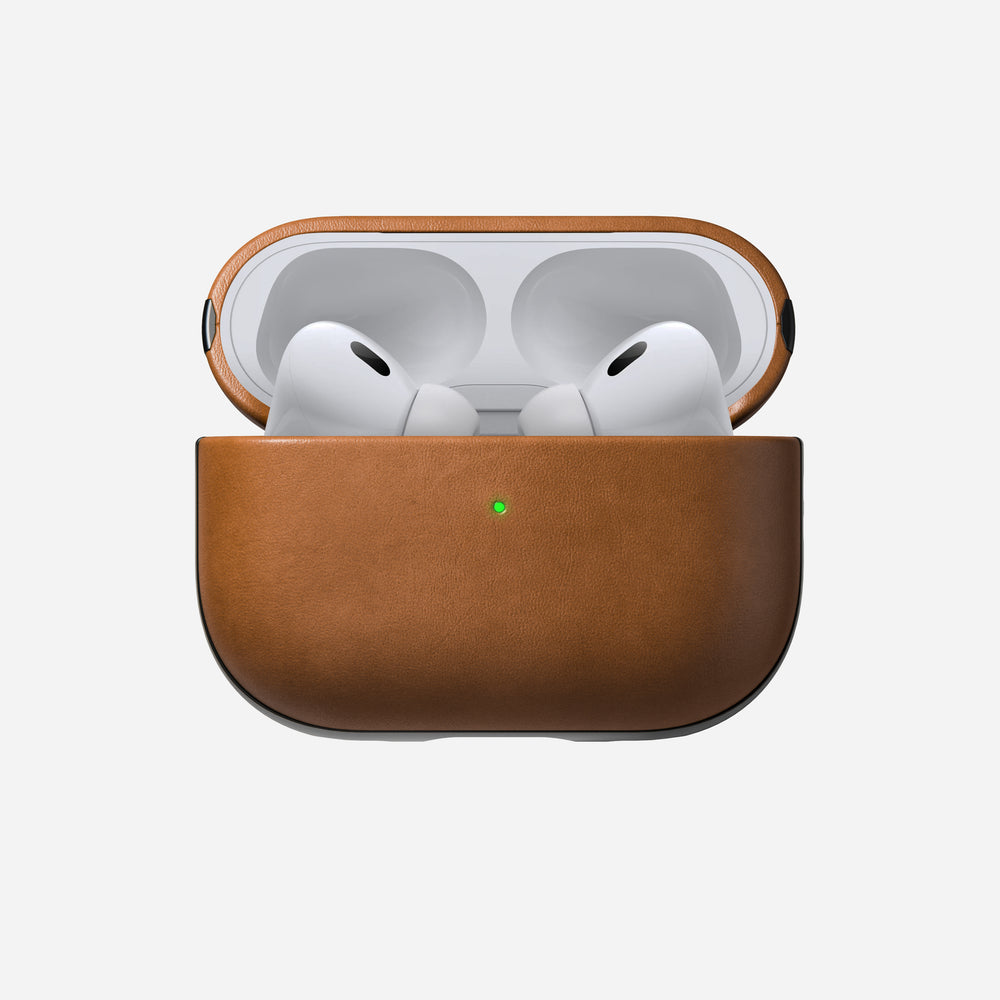 Modern Leather Case - AirPods Pro (2nd Gen) | English Tan | NOMAD®