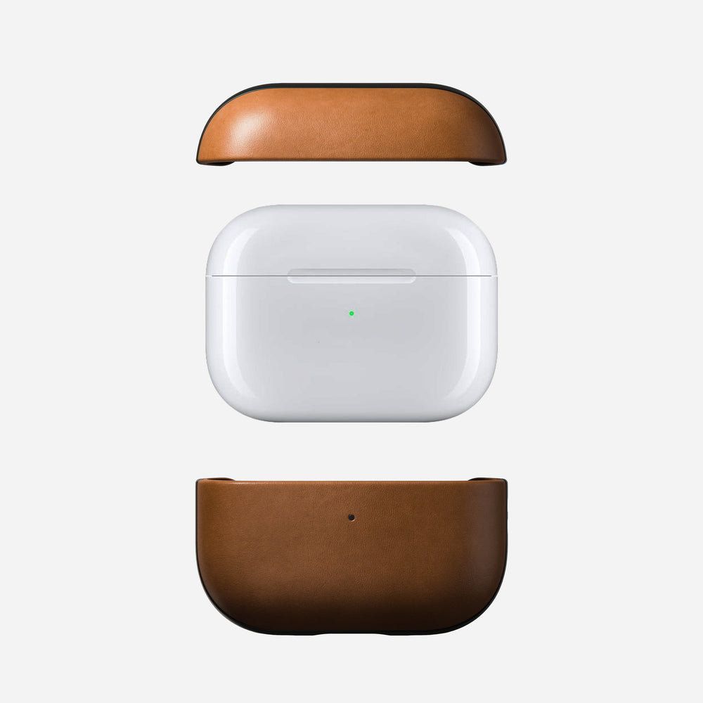 Modern Leather Case - AirPods Pro (2nd Gen) | English Tan | NOMAD® - Image 12