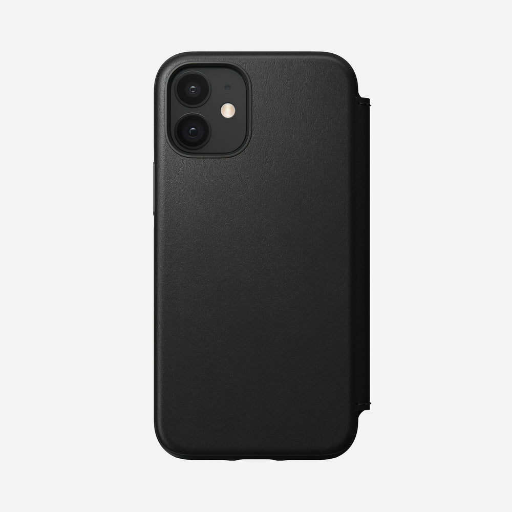Modern Leather Folio - iPhone 12 Mini | Black | Horween® | NOMAD®