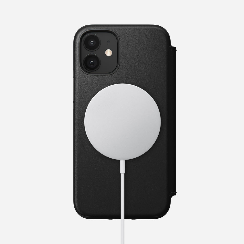 Modern Leather Folio - iPhone 12 Mini | Black | Horween® | NOMAD® - Image 2