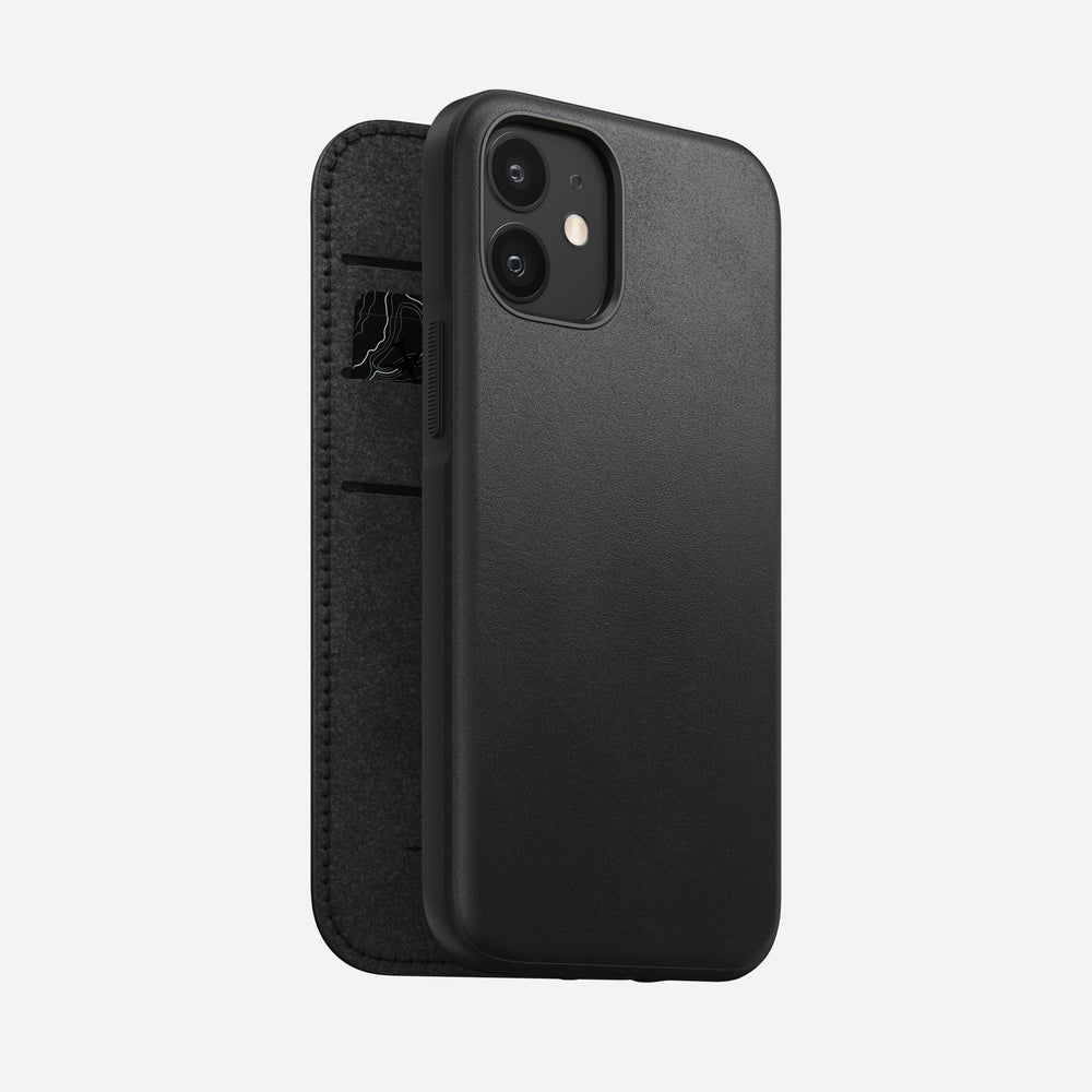 Modern Leather Folio - iPhone 12 Mini | Black | Horween® | NOMAD® - Image 7