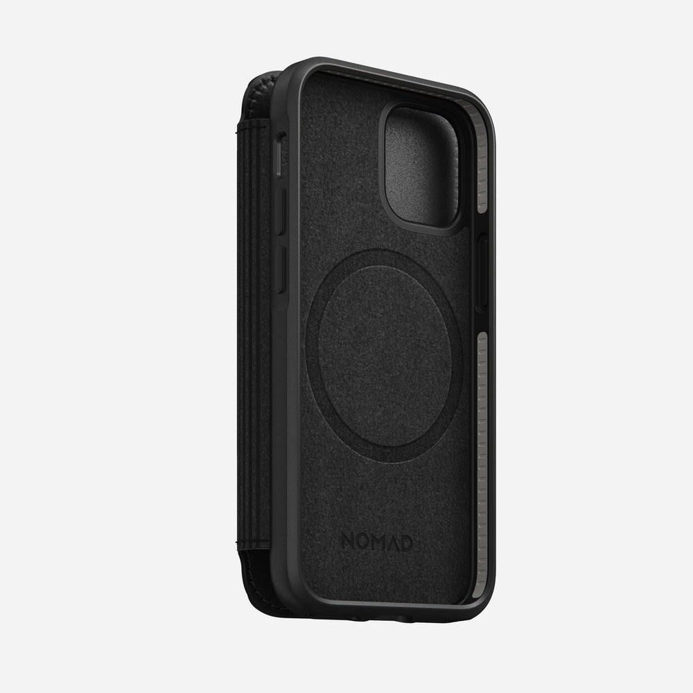 Modern Leather Folio - iPhone 12 Mini | Black | Horween® | NOMAD® - Image 8