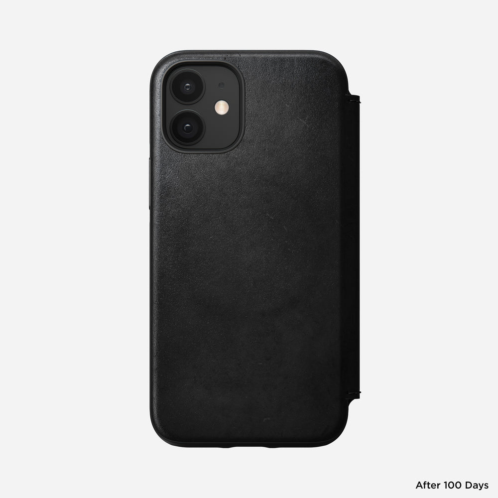 Modern Leather Folio - iPhone 12 Mini | Black | Horween® | NOMAD® - Image 3