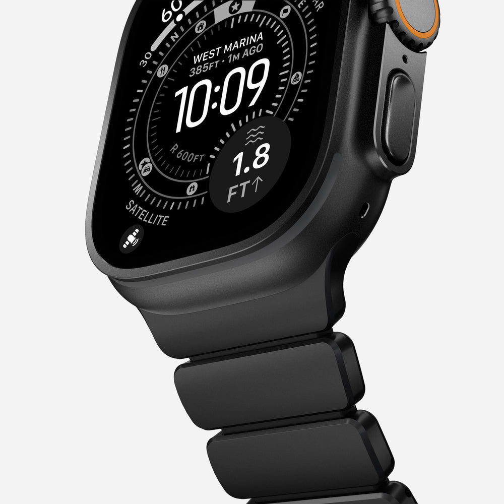 Stratos Band - 49mm | Black Titanium | Black FKM | NOMAD® - Image 10