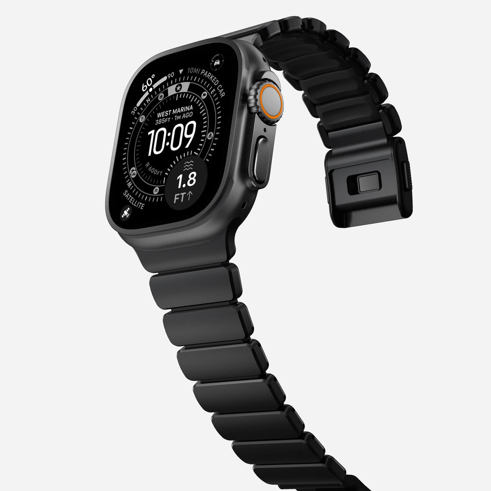 Stratos Band - 49mm | Black Titanium | Black FKM | NOMAD® - Image 8