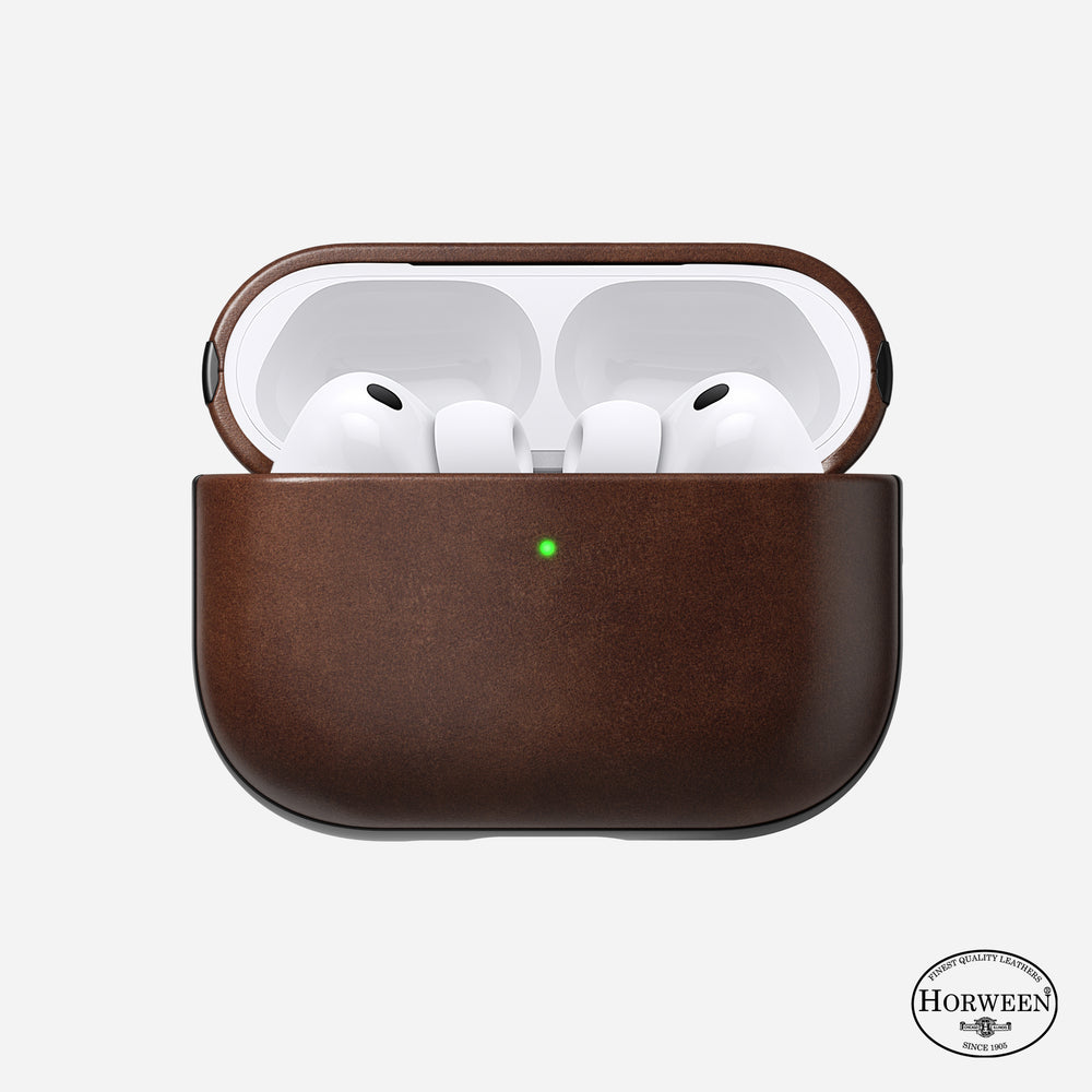 Modern Leather Case - Airpods Pro (3rd gen) | Rustic Brown | Horween | NOMAD®