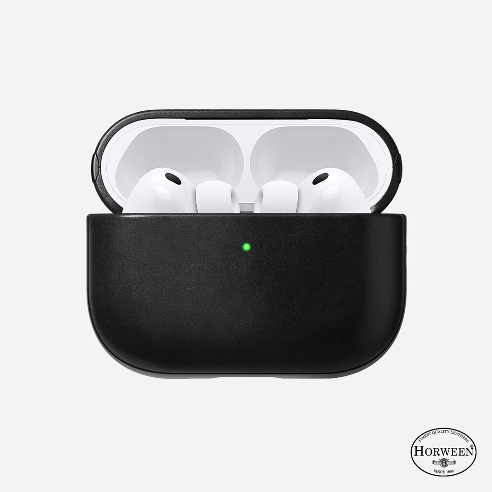 Modern Leather Case - Airpods Pro (3rd gen) | Black | Horween | NOMAD®
