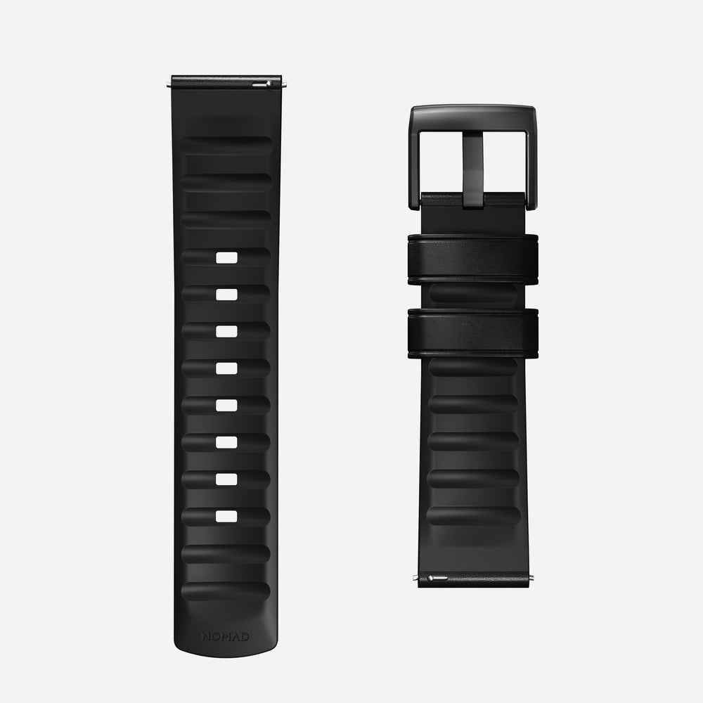 Active Band Pro - 22mm Quick Release | Black Horween | Black Hardware | NOMAD® - Image 6