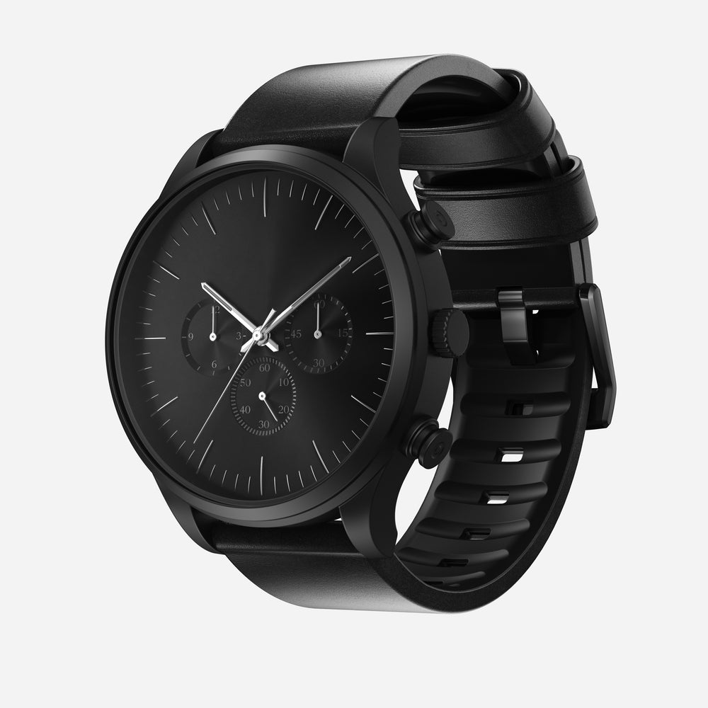 Active Band Pro - 22mm Quick Release | Black Horween | Black Hardware | NOMAD® - Image 4