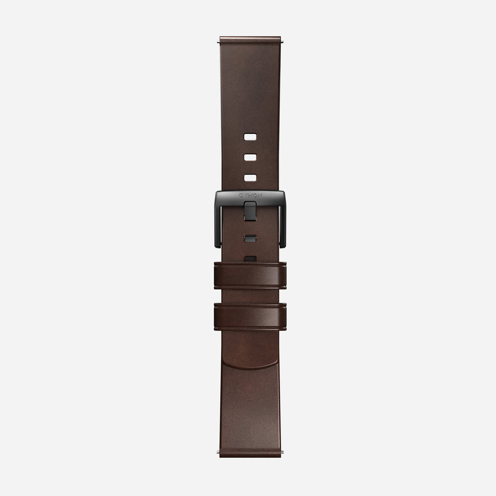 Active Band Pro - 22mm Quick Release | Brown Horween | Black Hardware | NOMAD® - Image 5