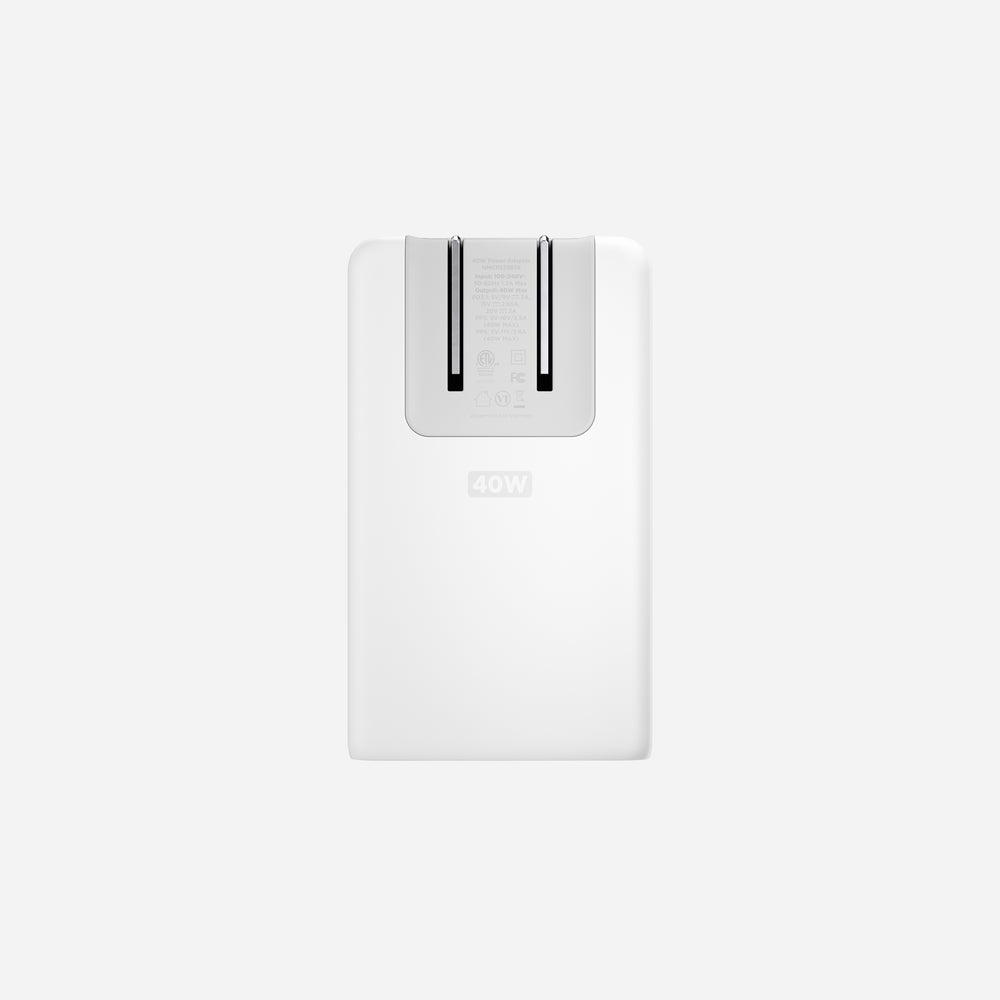 AC Adapter - 40W | Slim | White | US | NOMAD® - Image 3