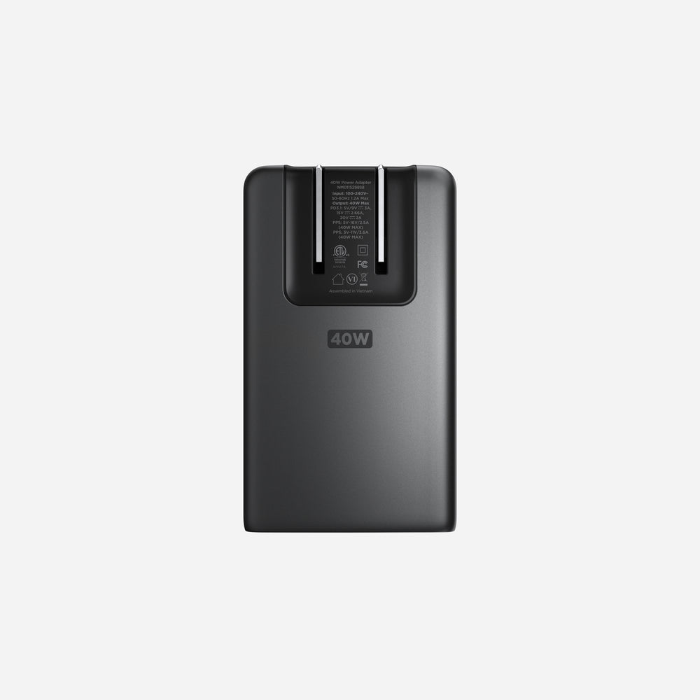 AC Adapter - 40W | Slim | Carbide | US | NOMAD® - Image 3