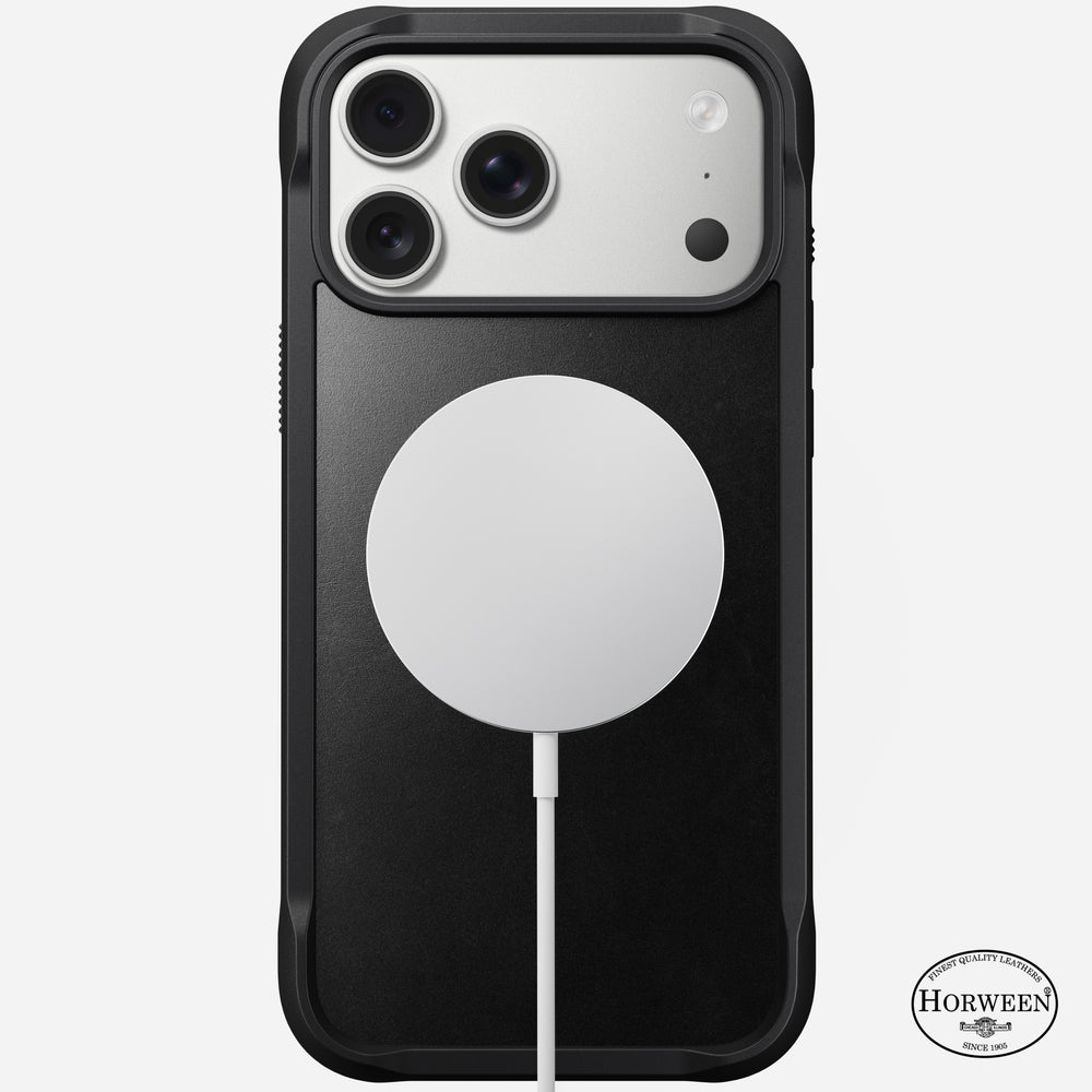 Rugged Leather Case - iPhone 17 Pro Max | Black | Horween | NOMAD® - Image 2