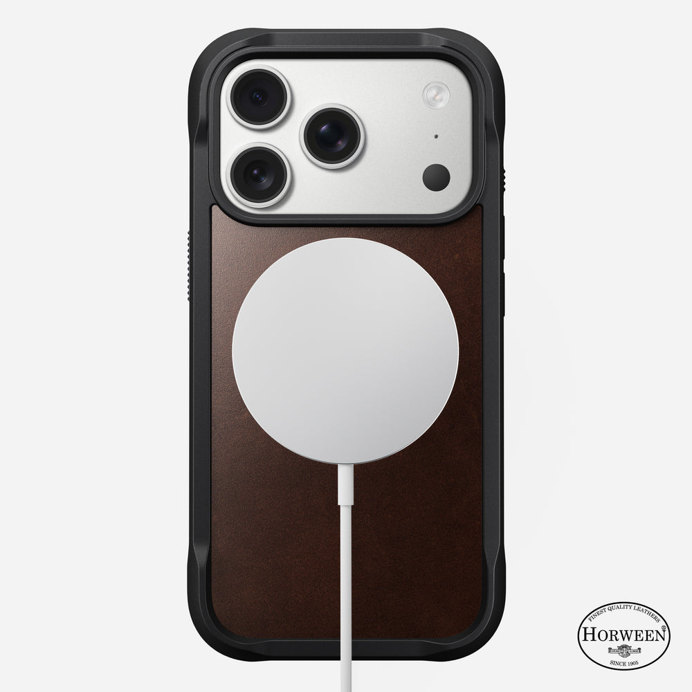 Rugged Leather Case - iPhone 17 Pro | Rustic Brown | Horween | NOMAD® - Image 2