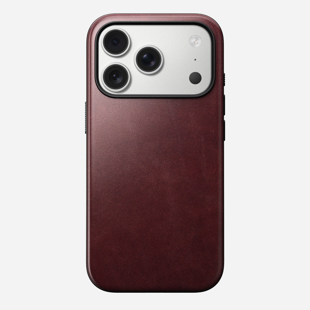 Modern Leather Case - iPhone 17 Pro | Burgundy | Horween | NOMAD® - Image 8