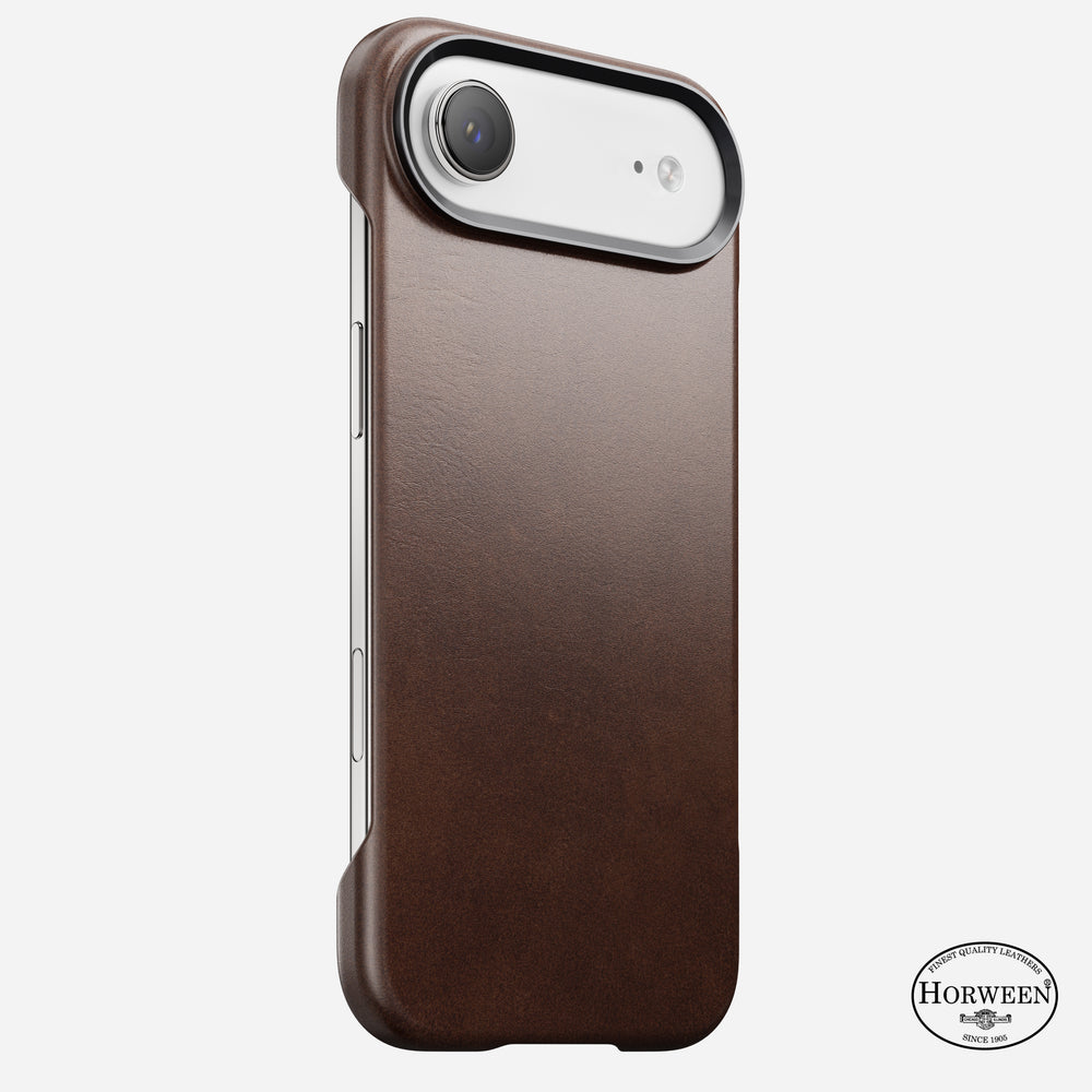 Traditional Leather Case - iPhone 17 Air | Rustic Brown | Horween | NOMAD®