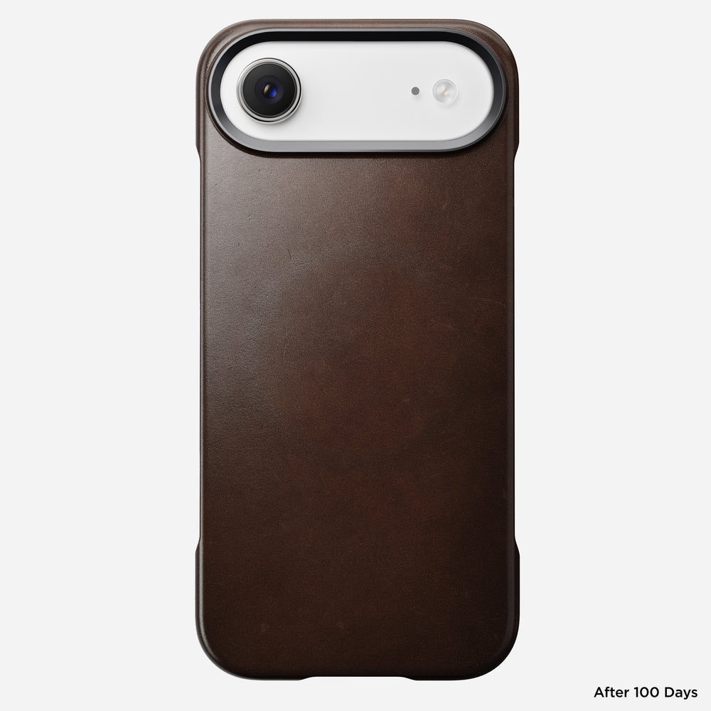 Traditional Leather Case - iPhone 17 Air | Rustic Brown | Horween | NOMAD® - Image 3