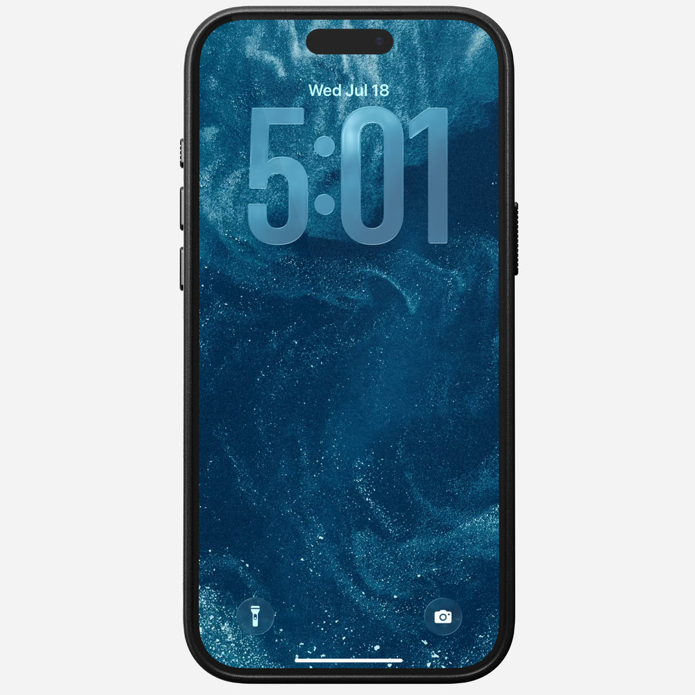 Traditional Leather Case - iPhone 17 Pro Max | Black | Nomad Leather | NOMAD® - Image 6