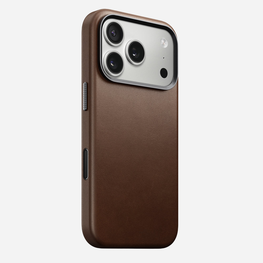 Traditional Leather Case - iPhone 17 Pro | Brown | Nomad Leather | NOMAD®