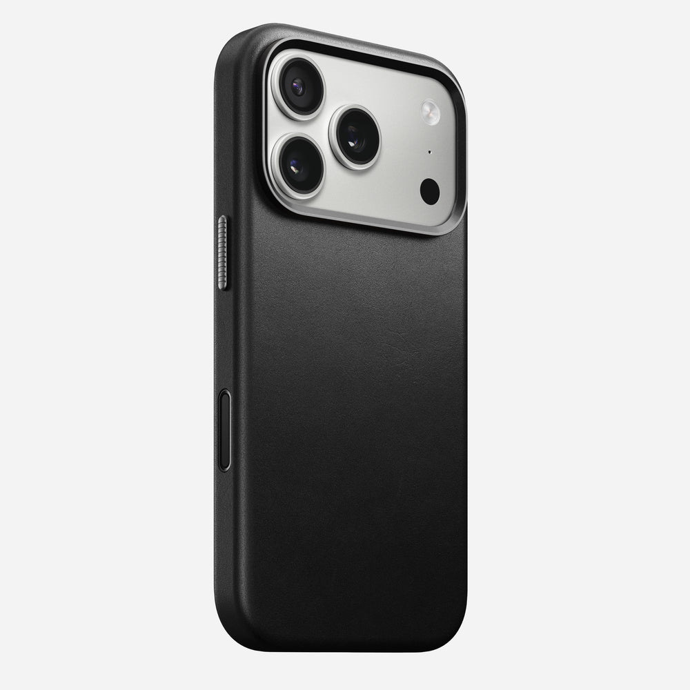 Traditional Leather Case - iPhone 17 Pro | Black | Nomad Leather | NOMAD®