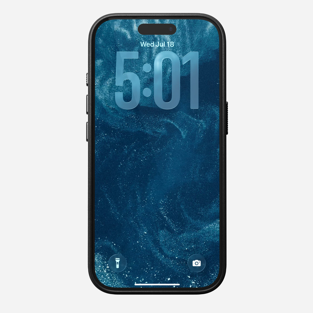 Traditional Leather Case - iPhone 17 Pro | Black | Nomad Leather | NOMAD® - Image 6