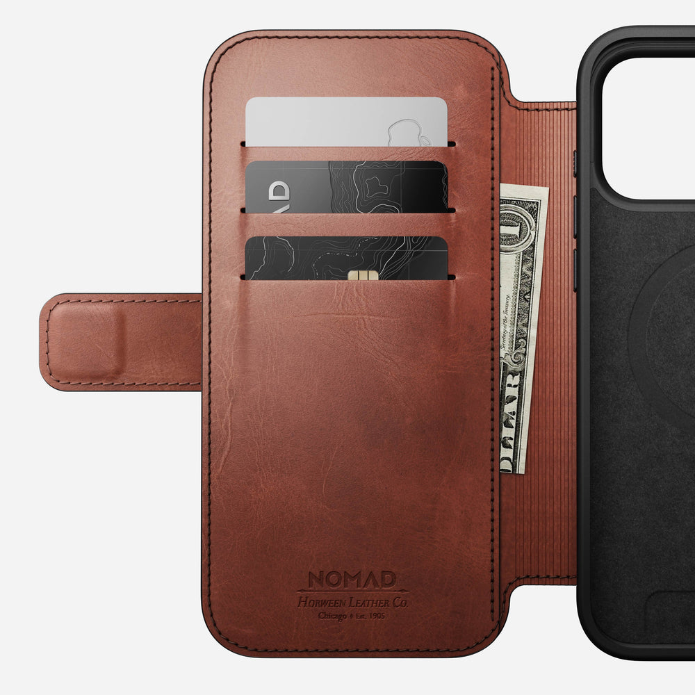 Modern Leather Folio - iPhone 17 Pro Max | Olde Dublin | Horween | NOMAD® - Image 8