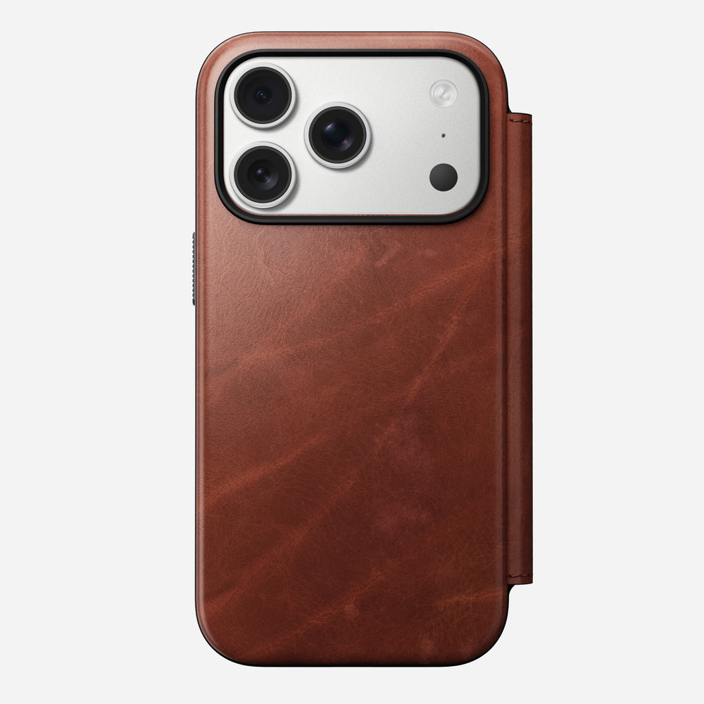 Modern Leather Folio - iPhone 17 Pro | Olde Dublin | Horween | NOMAD® - Image 9