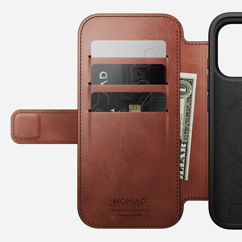 Modern Leather Folio - iPhone 17 Pro | Olde Dublin | Horween | NOMAD® - Image 8