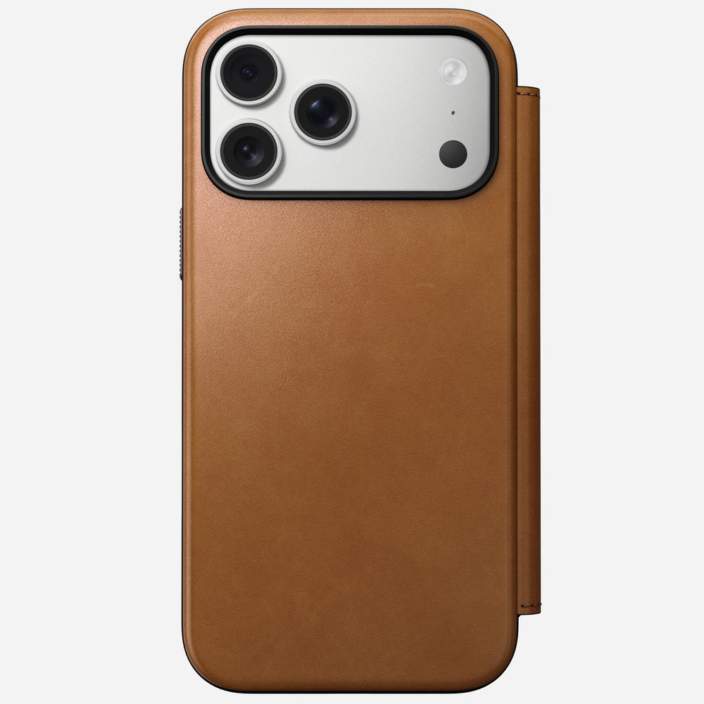 Modern Leather Folio - iPhone 17 Pro Max | English Tan-C | Nomad Leather | NOMAD® - Image 9