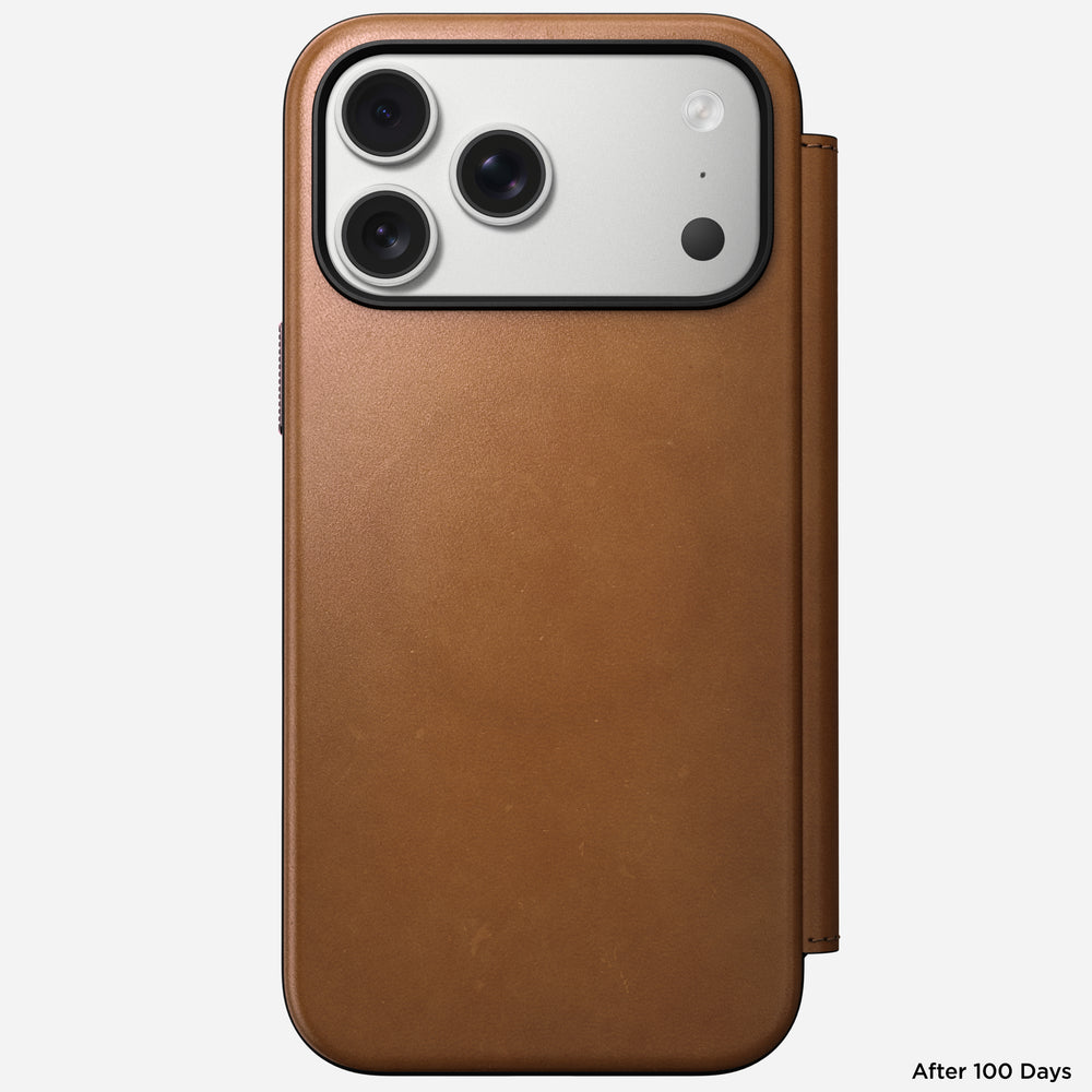 Modern Leather Folio - iPhone 17 Pro Max | English Tan-C | Nomad Leather | NOMAD® - Image 6