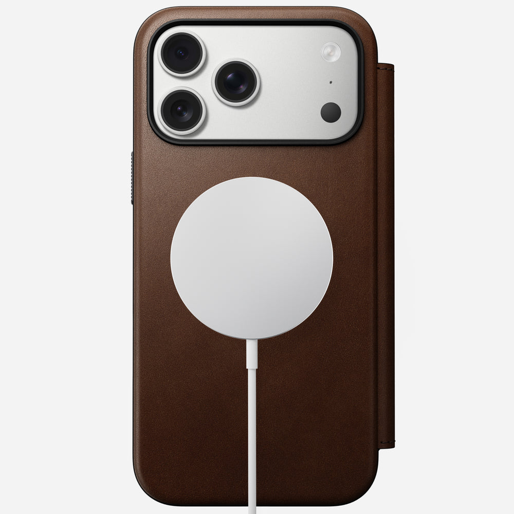 Modern Leather Folio - iPhone 17 Pro Max | Brown | Nomad Leather | NOMAD® - Image 4
