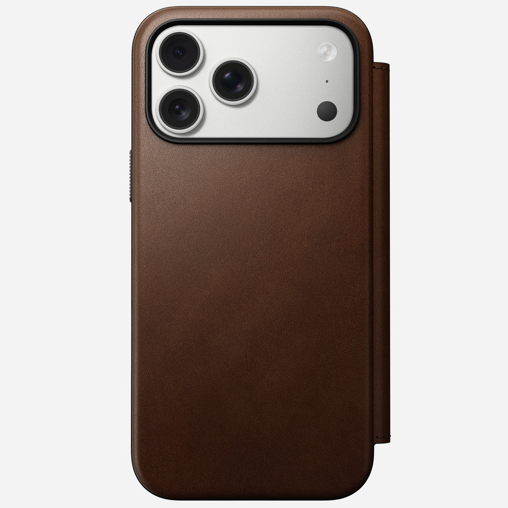 Modern Leather Folio - iPhone 17 Pro Max | Brown | Nomad Leather | NOMAD® - Image 9