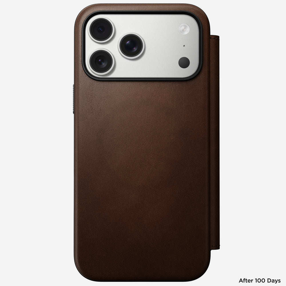 Modern Leather Folio - iPhone 17 Pro Max | Brown | Nomad Leather | NOMAD® - Image 6