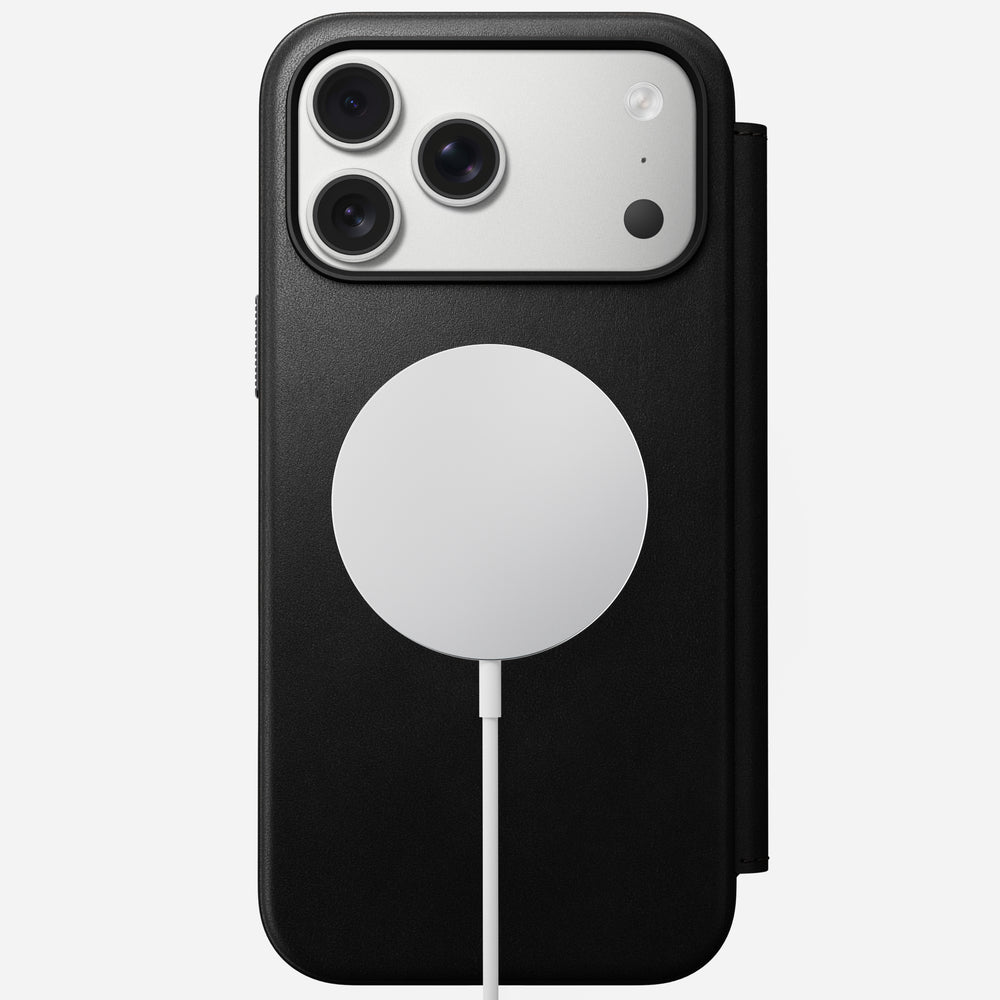 Modern Leather Folio - iPhone 17 Pro Max | Black | Nomad Leather | NOMAD® - Image 4
