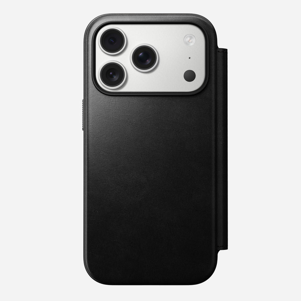 Modern Leather Folio - iPhone 17 Pro | Black | Horween | NOMAD® - Image 9