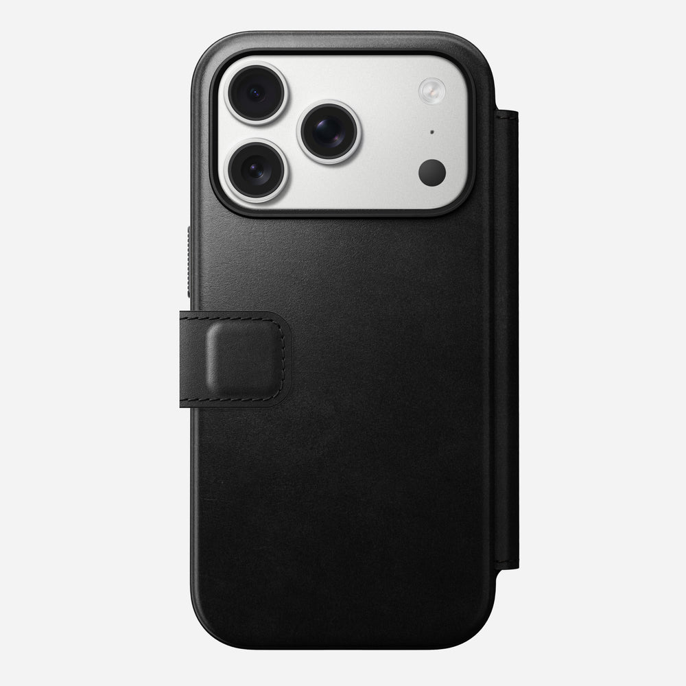 Modern Leather Folio - iPhone 17 Pro | Black | Horween | NOMAD® - Image 5