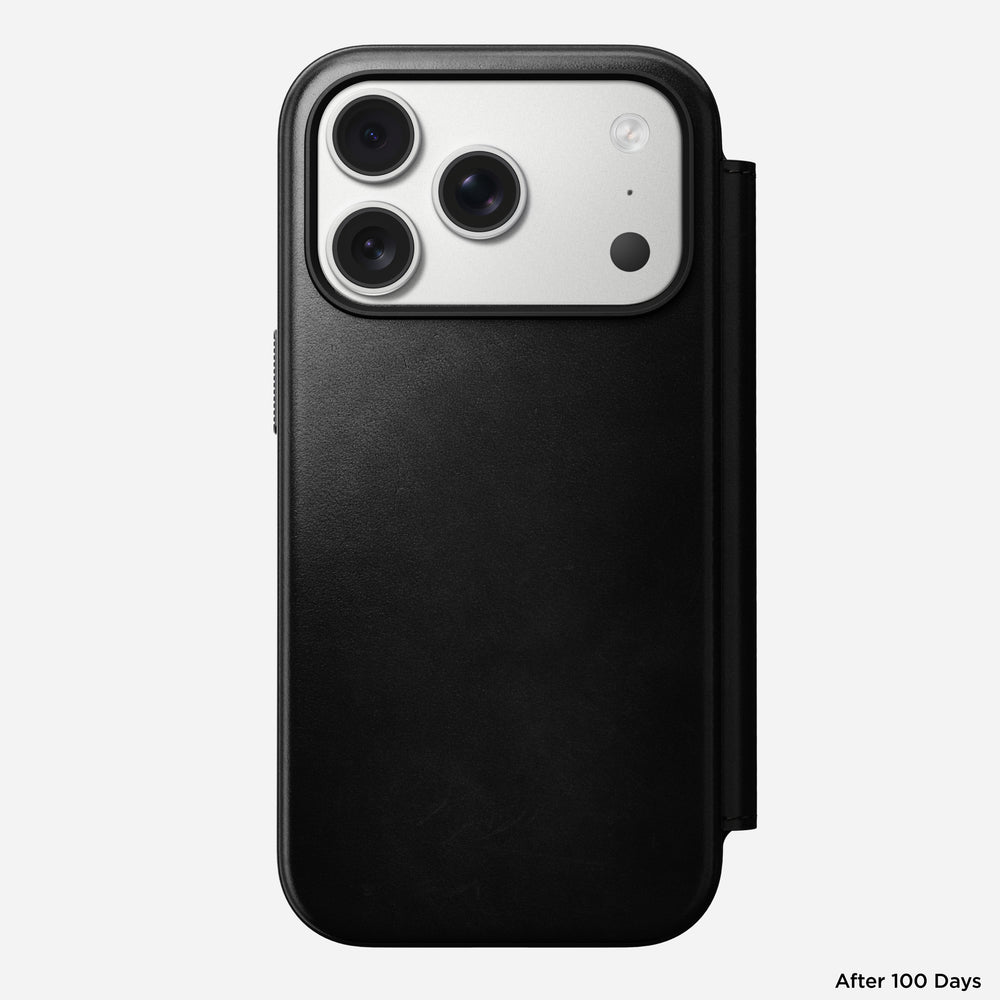 Modern Leather Folio - iPhone 17 Pro | Black | Horween | NOMAD® - Image 6