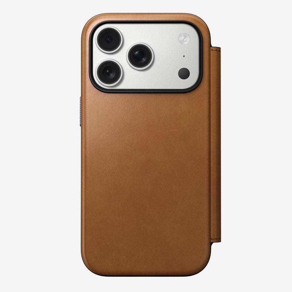Modern Leather Folio - iPhone 17 Pro | English Tan-C | Nomad Leather | NOMAD® - Image 9