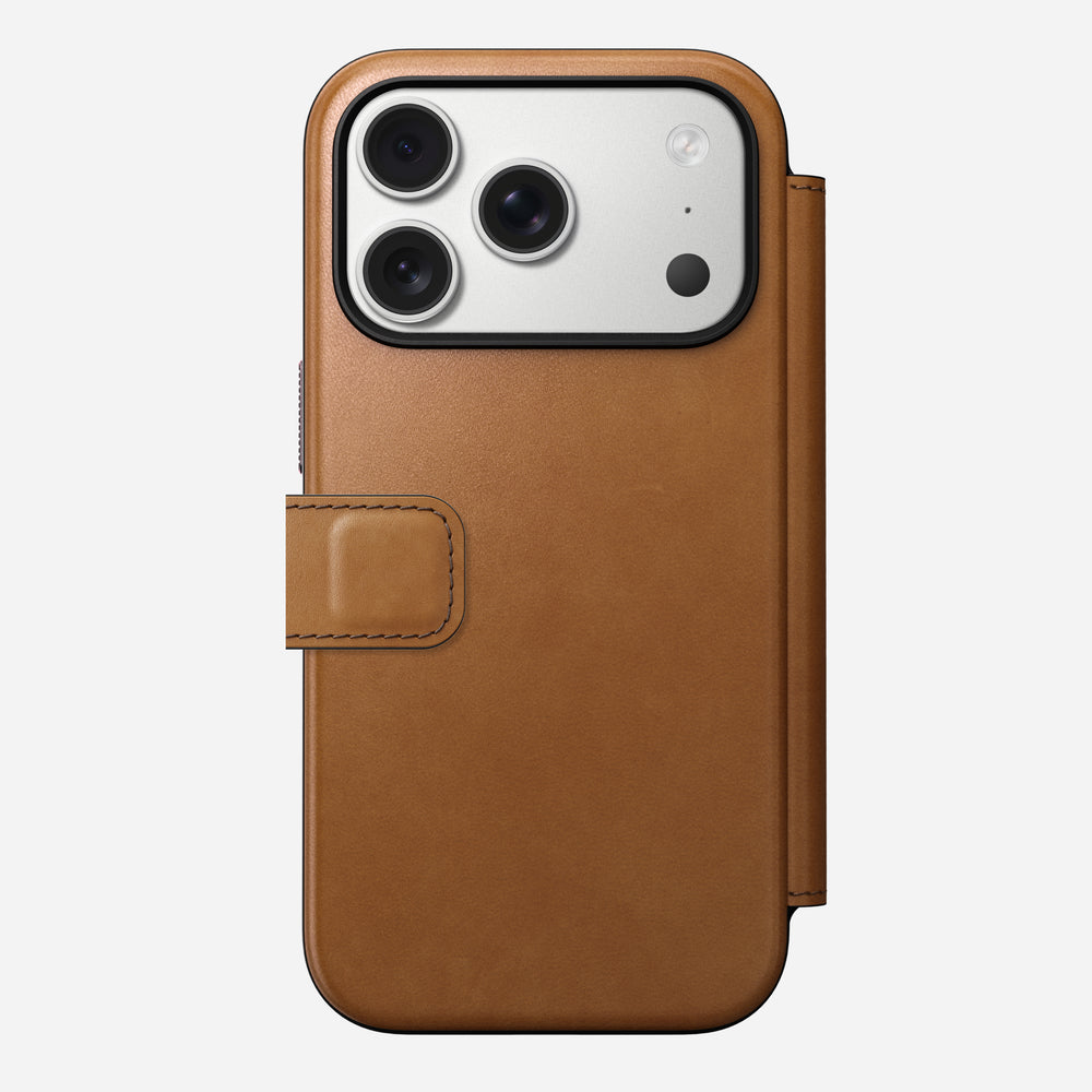 Modern Leather Folio - iPhone 17 Pro | English Tan-C | Nomad Leather | NOMAD® - Image 5