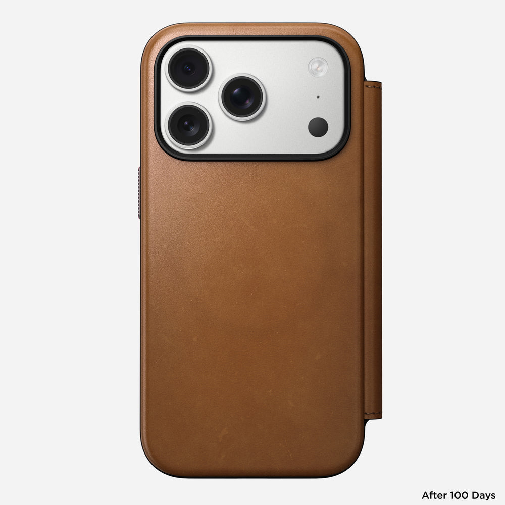 Modern Leather Folio - iPhone 17 Pro | English Tan-C | Nomad Leather | NOMAD® - Image 6