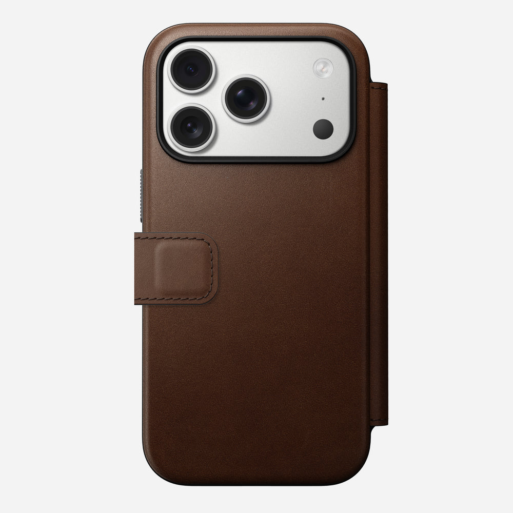 Modern Leather Folio - iPhone 17 Pro | Brown | Nomad Leather | NOMAD® - Image 5