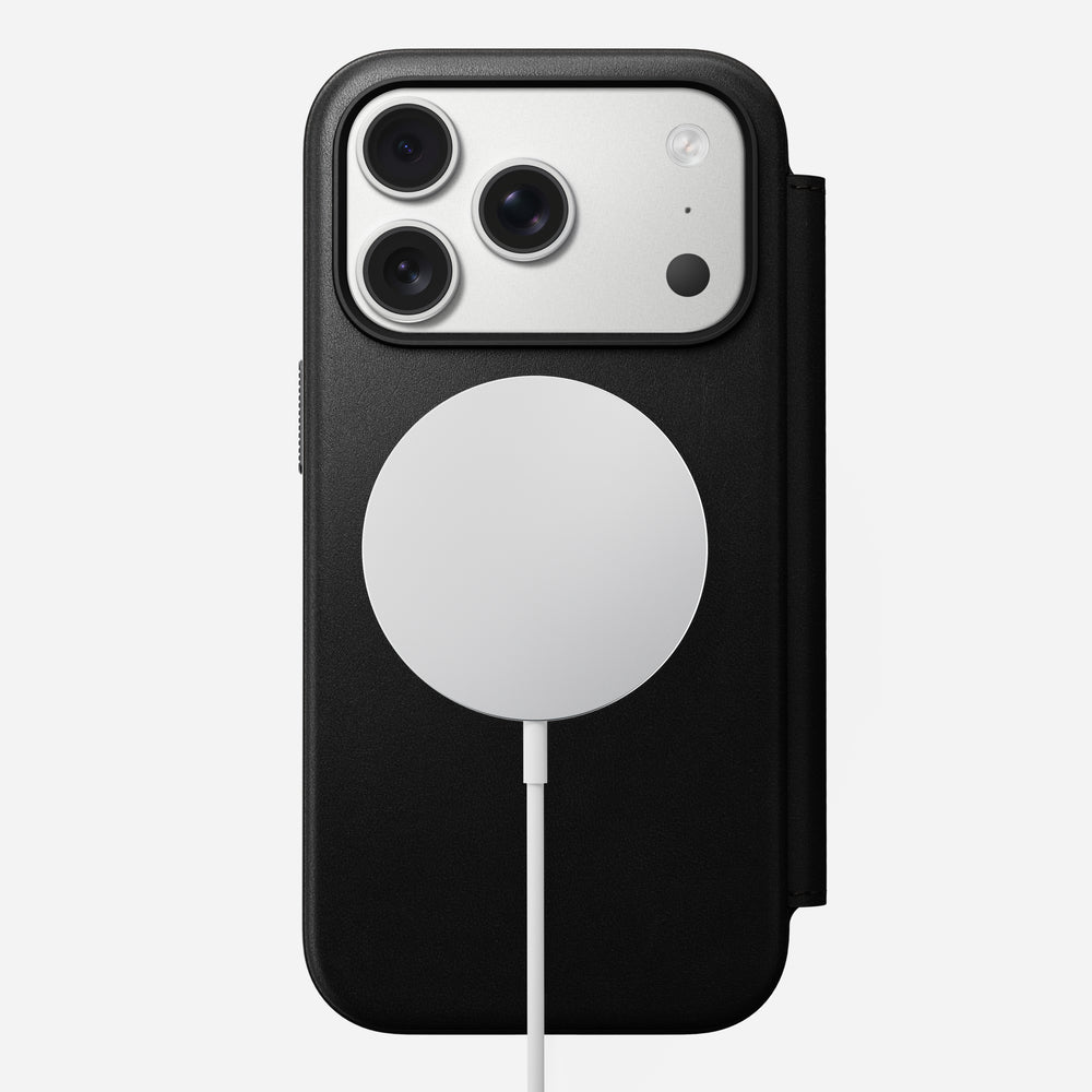 Modern Leather Folio - iPhone 17 Pro | Black | Nomad Leather | NOMAD® - Image 4
