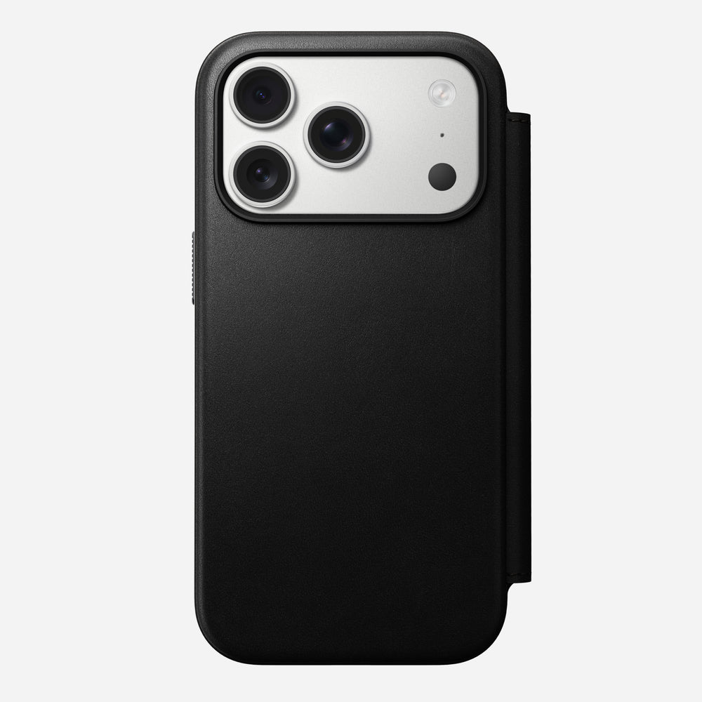 Modern Leather Folio - iPhone 17 Pro | Black | Nomad Leather | NOMAD® - Image 9