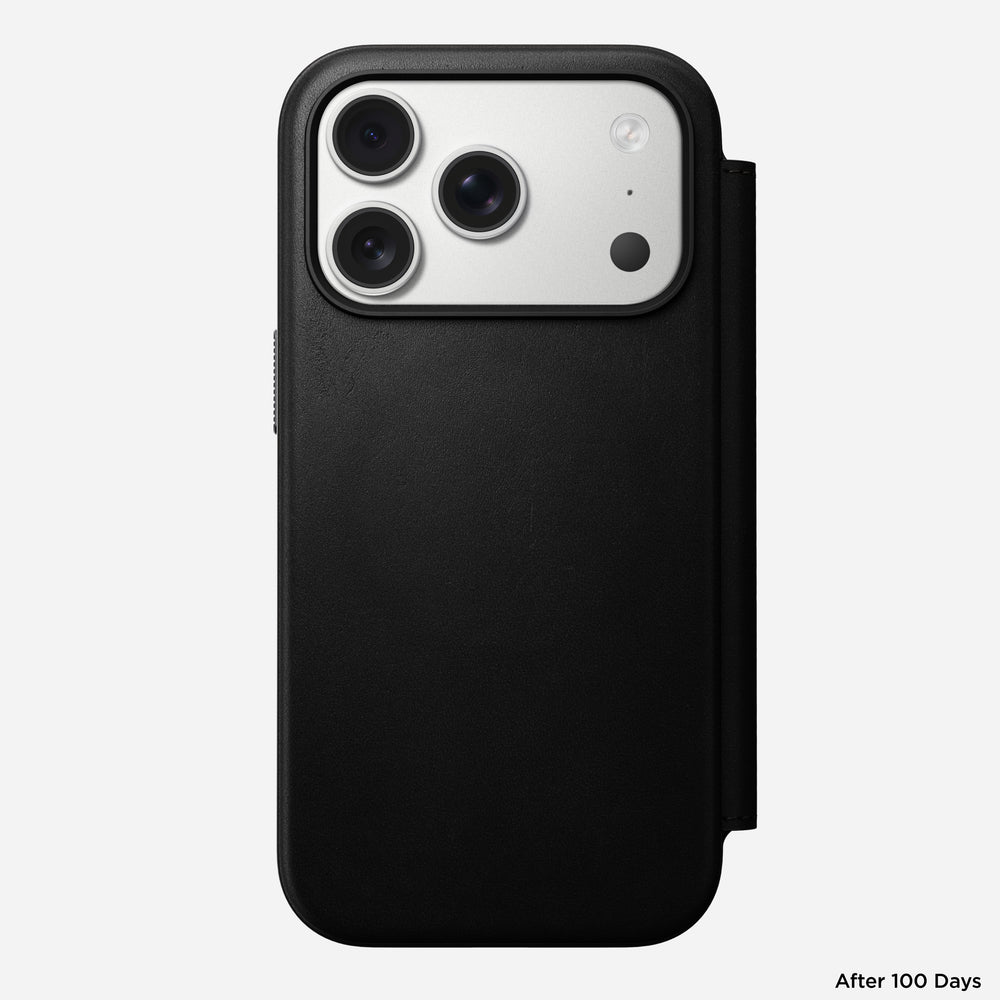 Modern Leather Folio - iPhone 17 Pro | Black | Nomad Leather | NOMAD® - Image 6