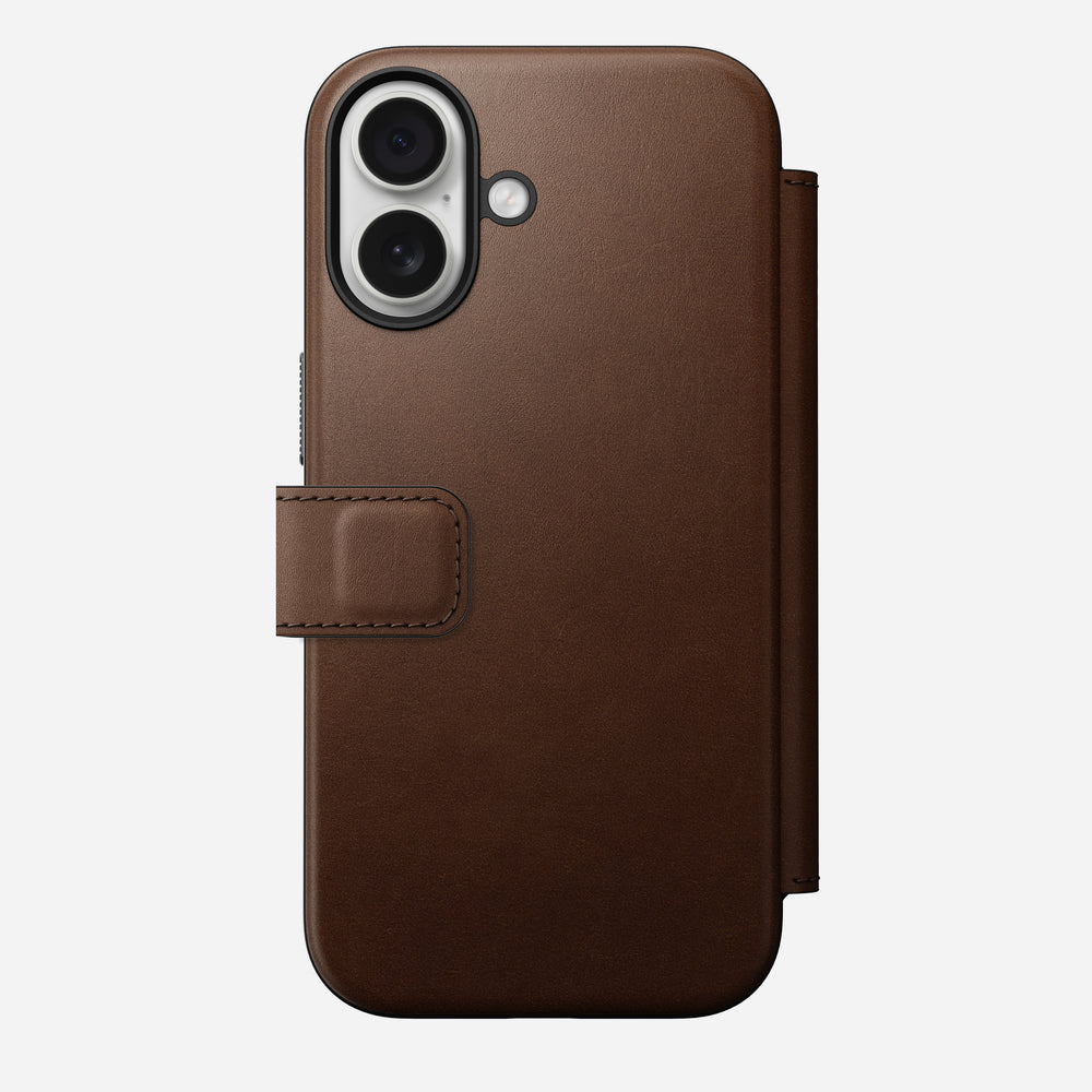 Modern Leather Folio - iPhone 17 | Brown | Nomad Leather | NOMAD® - Image 5