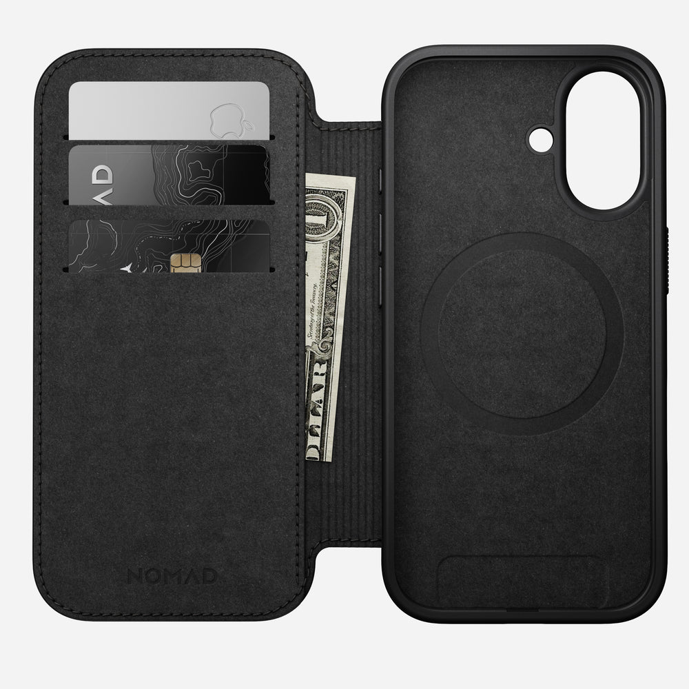 Modern Leather Folio - iPhone 17 | Brown | Nomad Leather | NOMAD® - Image 2