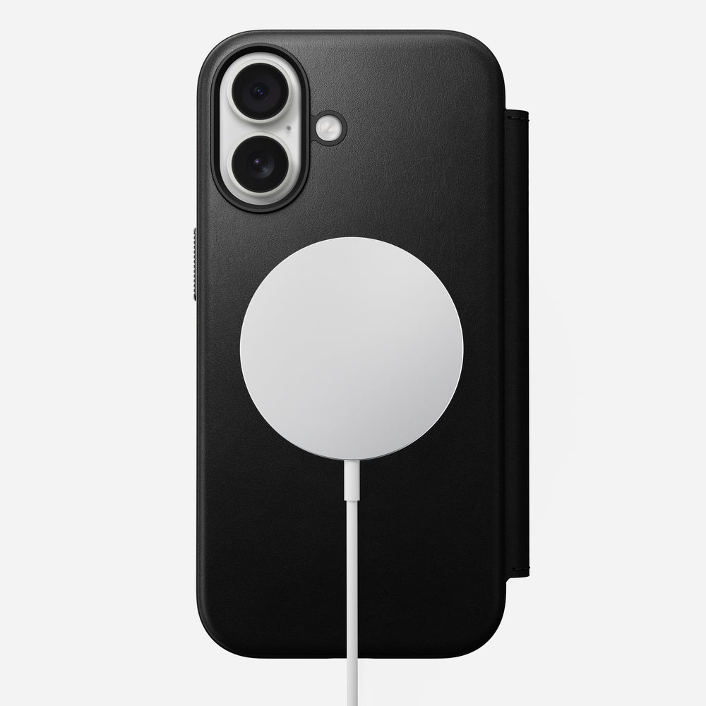 Modern Leather Folio - iPhone 17 | Black | Nomad Leather | NOMAD® - Image 4