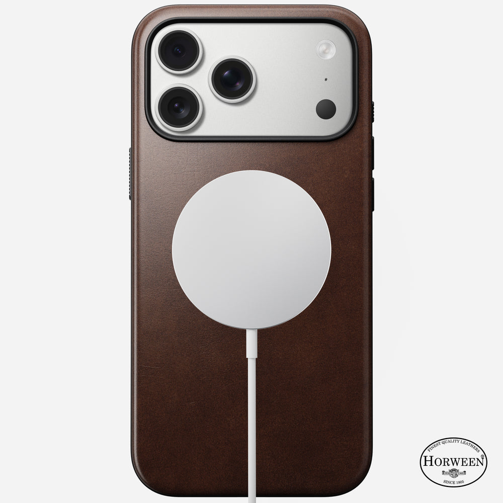 Modern Leather Case - iPhone 17 Pro Max | Rustic Brown | Horween | NOMAD® - Image 2